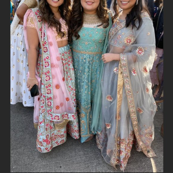 Lehenga Choli and Dupatta, size 10, Like New - Picture 3 of 16